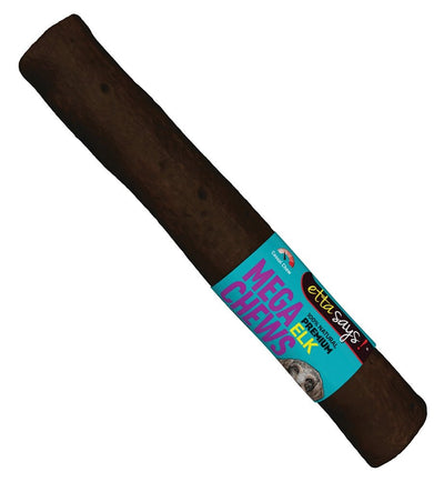 Etta Says! Elk rawhide chew sticks 10" - Natural dog treat, 18 ct