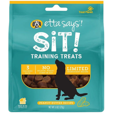 Etta Says! Sit! Training Dog Treats Oat & Peanut, 16 oz