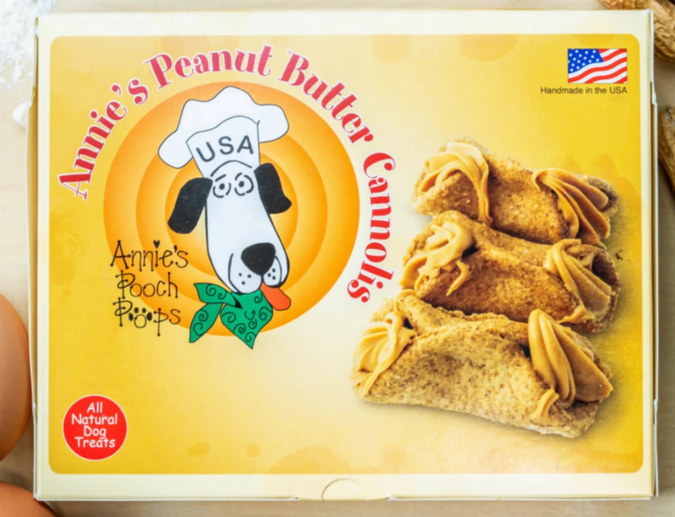 Peanut Butter Cannolis - One Dozen - Pets Perfect