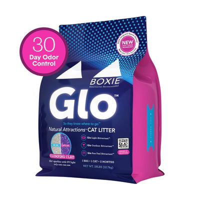 Boxiecat Cat Glo Clay Litter, 28 lb - Pets Perfect