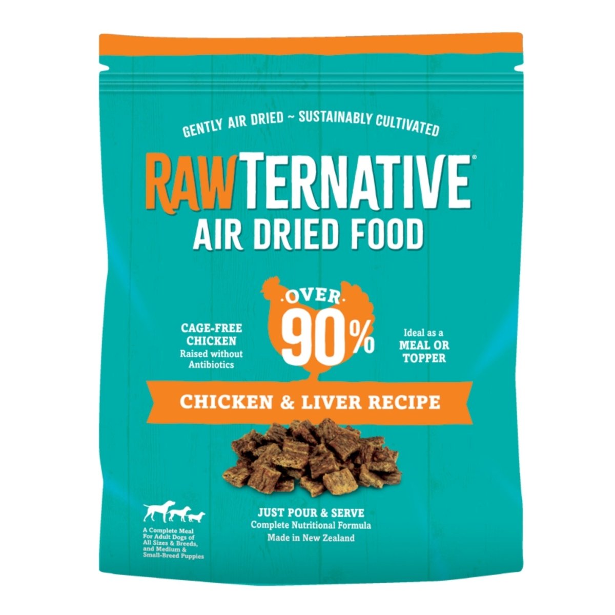 Grandma Mae's Country Naturals RawTernative Air Dried Dry Dog Food Chicken & Liver 1ea/5 oz - Pets Perfect