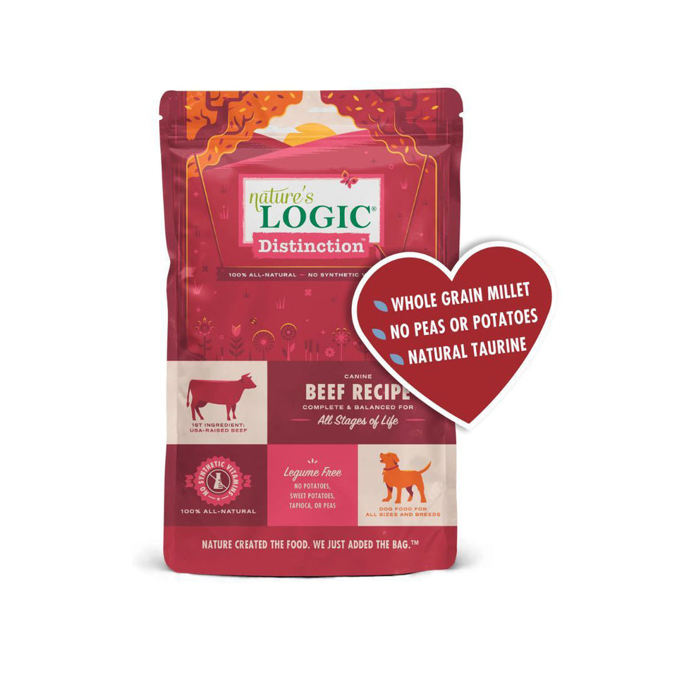 Nature's Logic Distinction Beef Dog Food, 24 lb