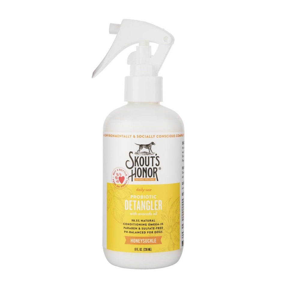 Skouts Honor Dog Detangler Honeysuckle 8 oz