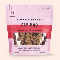 Bocces Bakery Dog Soft And Chewy Say Moooo 6oz - Pets Perfect