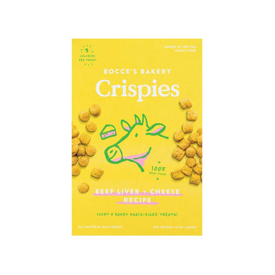 Bocces Dog Crispies Beef Liver And Cheese 10 oz