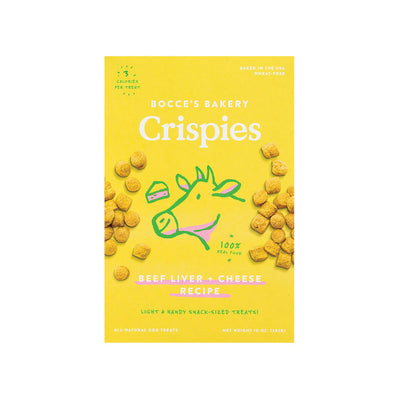 Bocces Dog Crispies Beef Liver and Cheese 10Oz Default Title