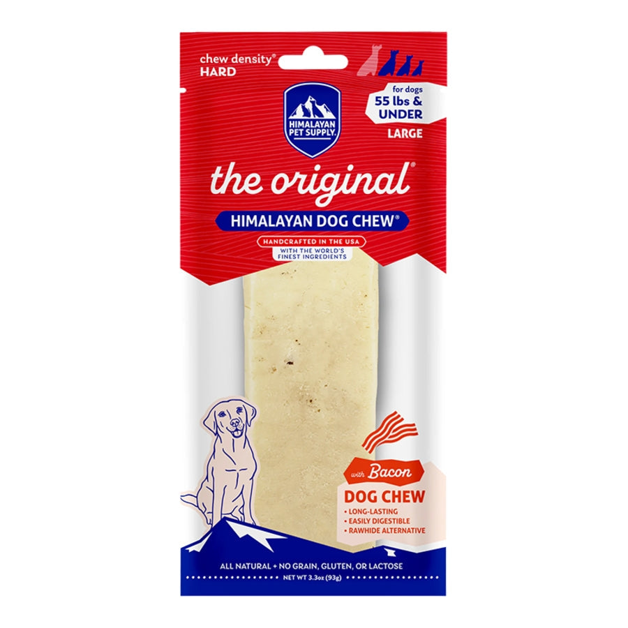 Himalayan Dog Chew Bacon Large, 3.3 oz