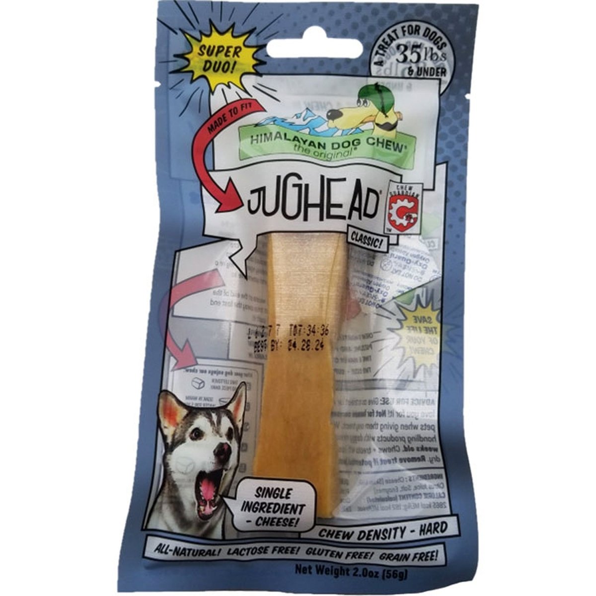 Himalayan Jughead Classic Cheeze – Long - Lasting Yak Cheese Chew | 2 oz Bag - Pets Perfect