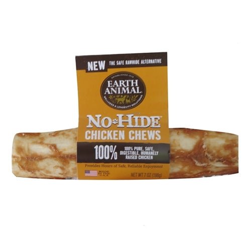 Earth Animal No - Hide – Rawhide - Free Chicken Chew 7" | Case of 24 - Pets Perfect