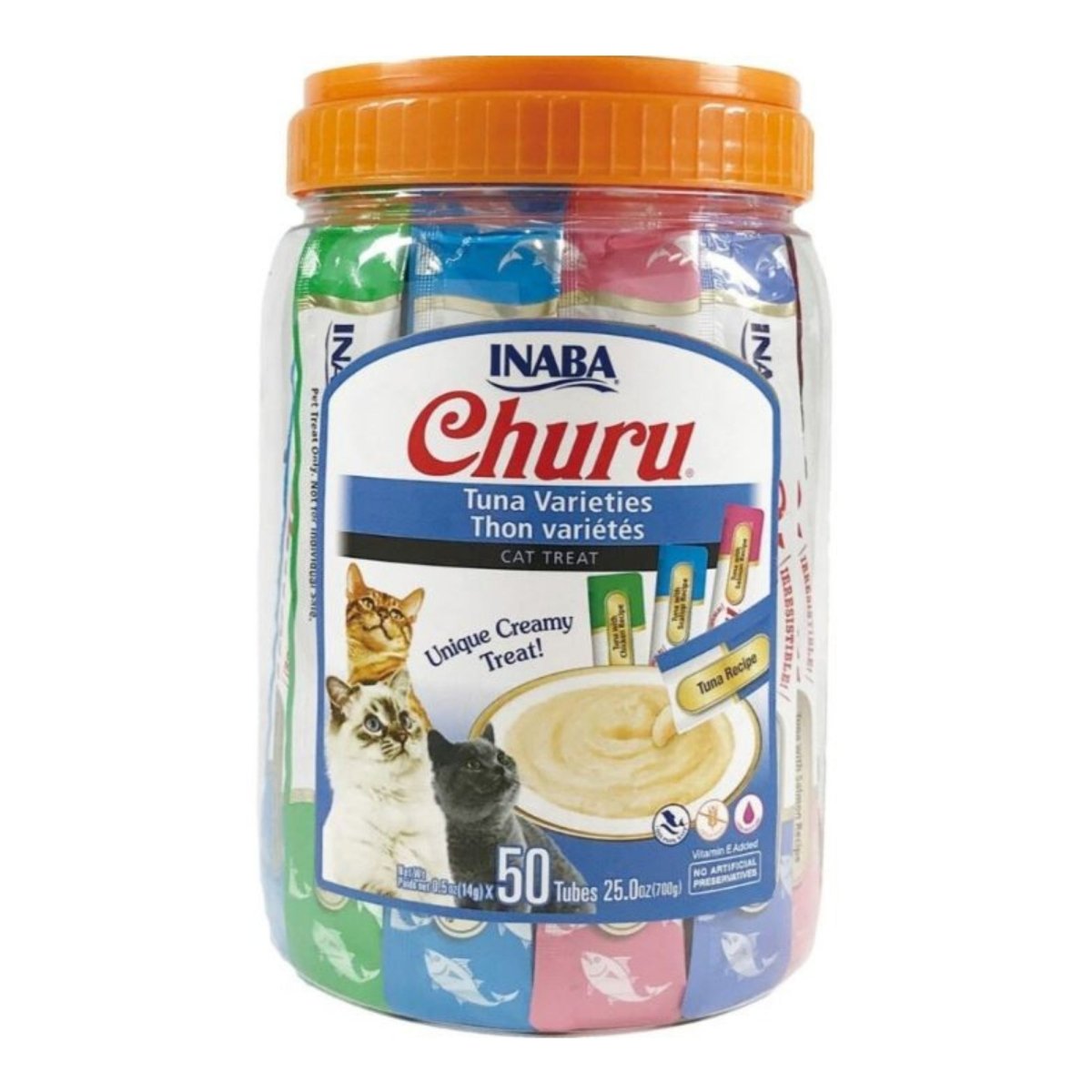 Inaba Cat Churu Tuna 50Ct Jar - Pets Perfect