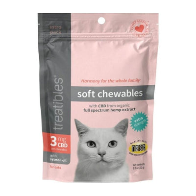 Treatibles Extra Strength Cat Soft Chews Salmon 3 MG-20 ct