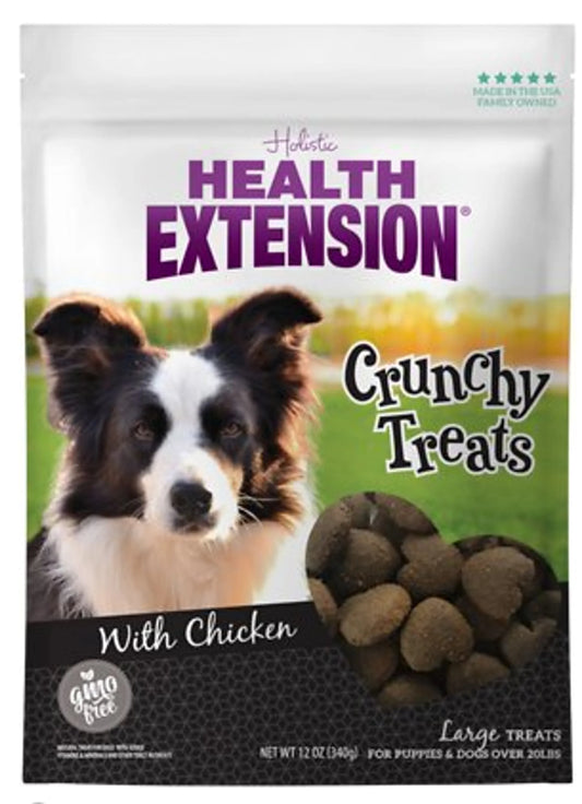 Health Extension Chicken Heart Treats - Organic Crunchy Dog Treats