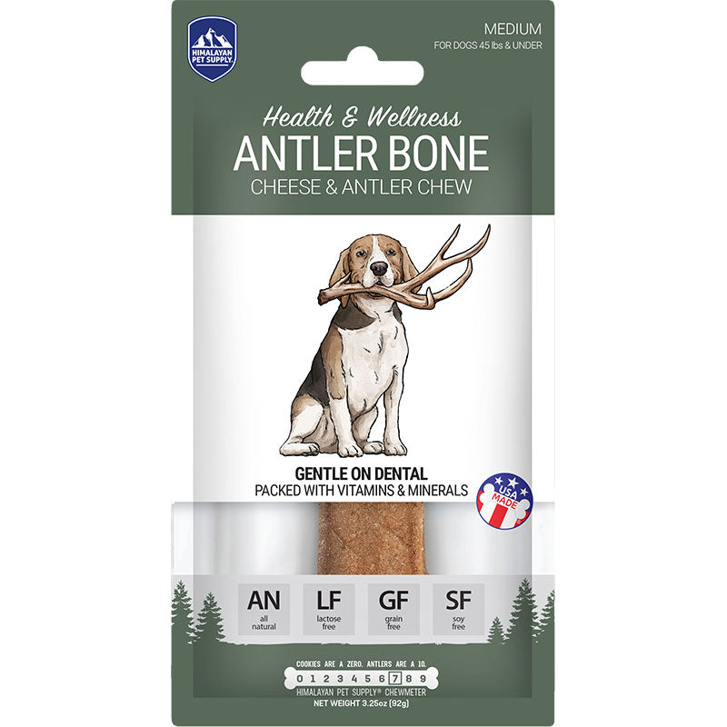 Himalayan Dog Antler Bone Medium 3.25 oz