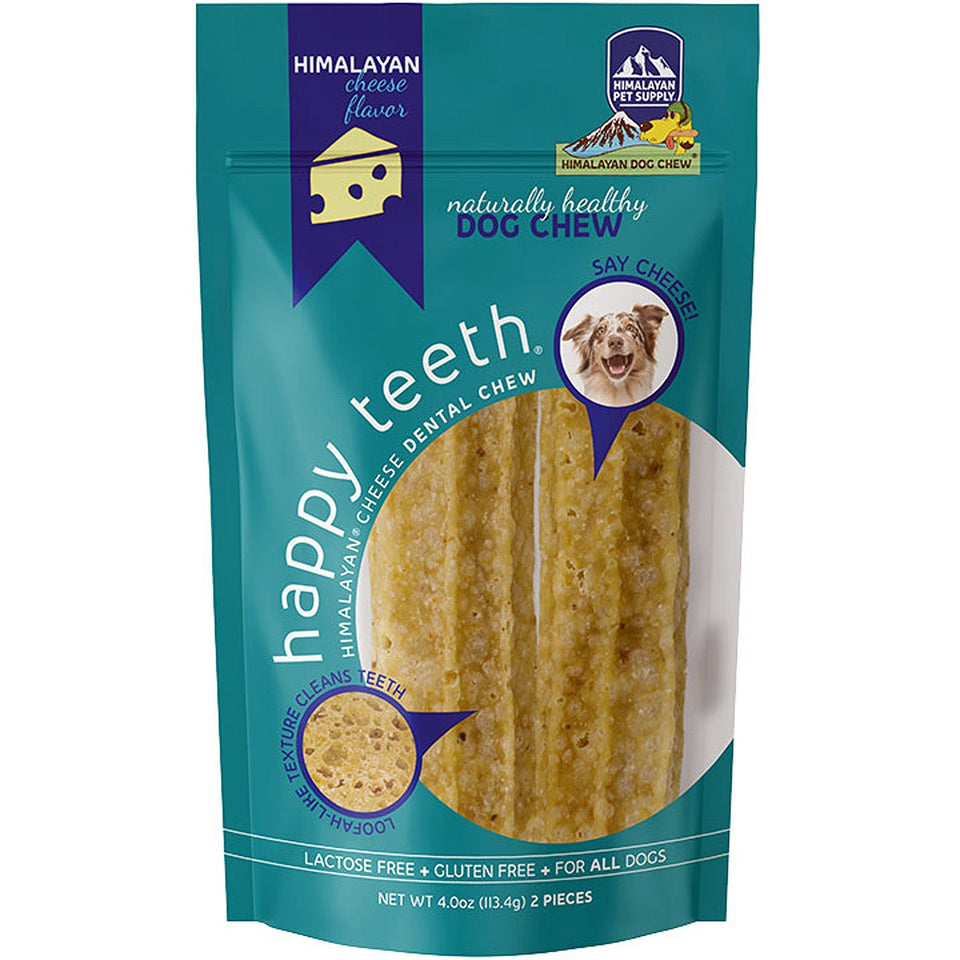 Himalayan Happy Teeth - Teeth-Cleaning Peanut Butter Dog Chew, 2 ct