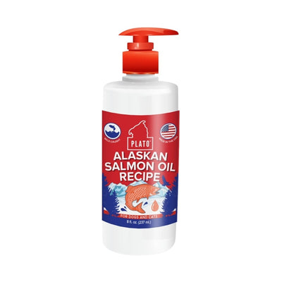 Plato Wild Alaskan Salmon Oil 8 oz - Pets Perfect