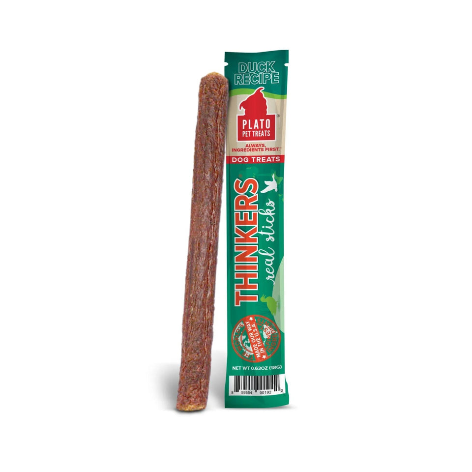 Plato Thinkers Single Duck 1.2oz. - Dog Treats Jerky