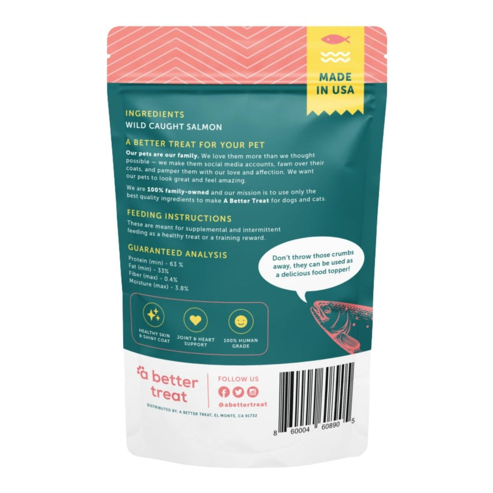 A Better Dog Treat Just One Thing FD Wild Caught Salmon Dog & Cat Dog, view 5