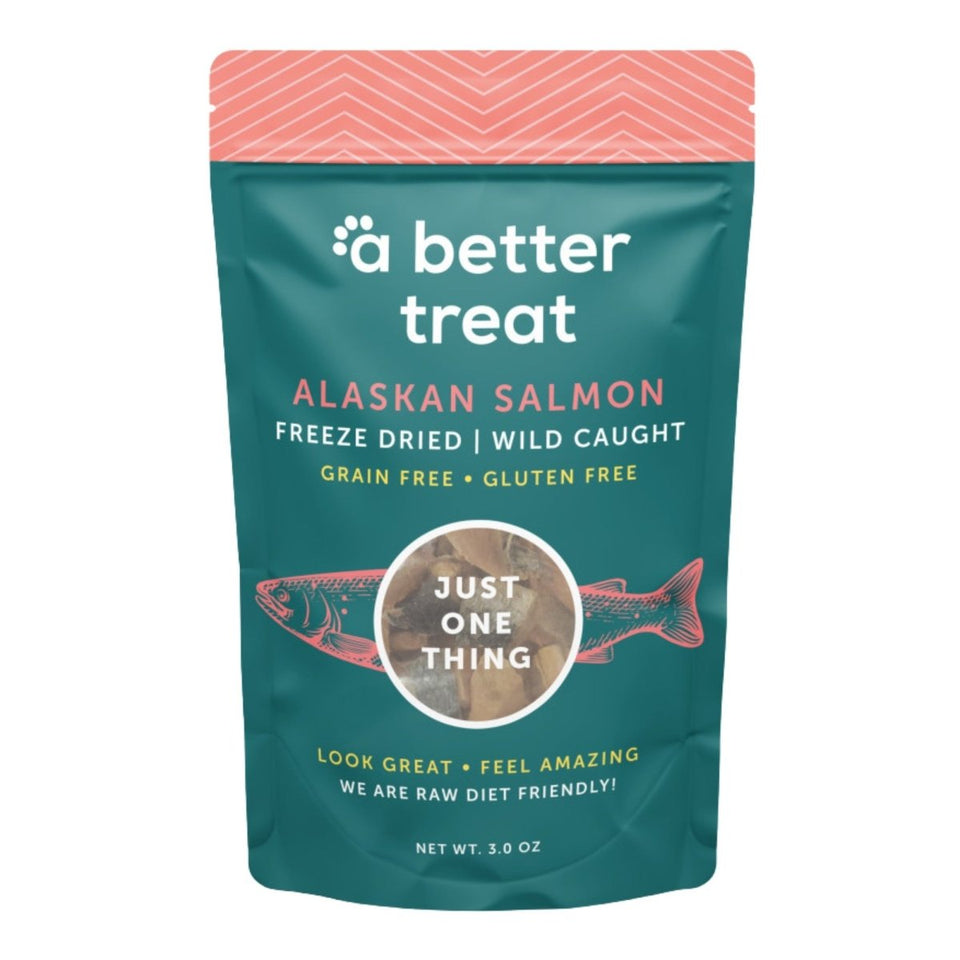 A Better Dog Treat Just One Thing FD Wild Caught Salmon Dog & Cat Dog