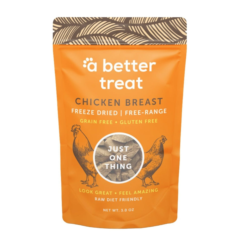 A Better Dog Treat Just One Thing FD Chicken Breast Dog & Cat Dog
