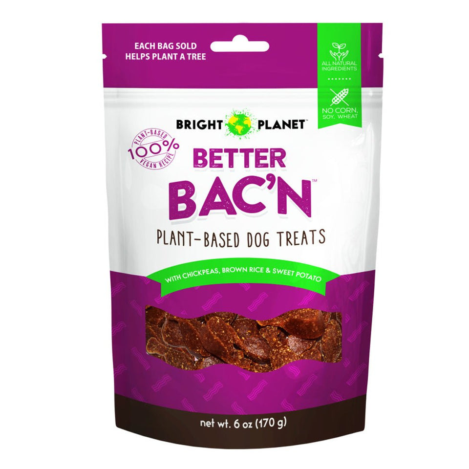 Bright Planet Pet Better Bac'n Dog Treat 6 oz