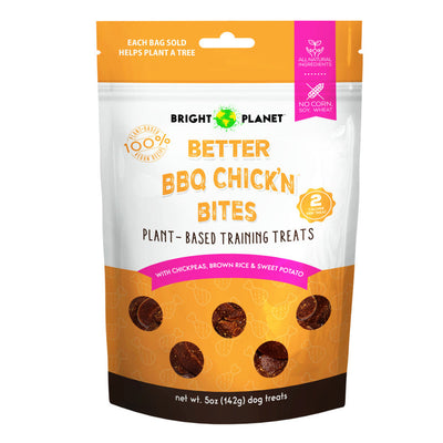 Bright Planet Pet Better BBQ Chick'n Bites Dog Treat 5 oz