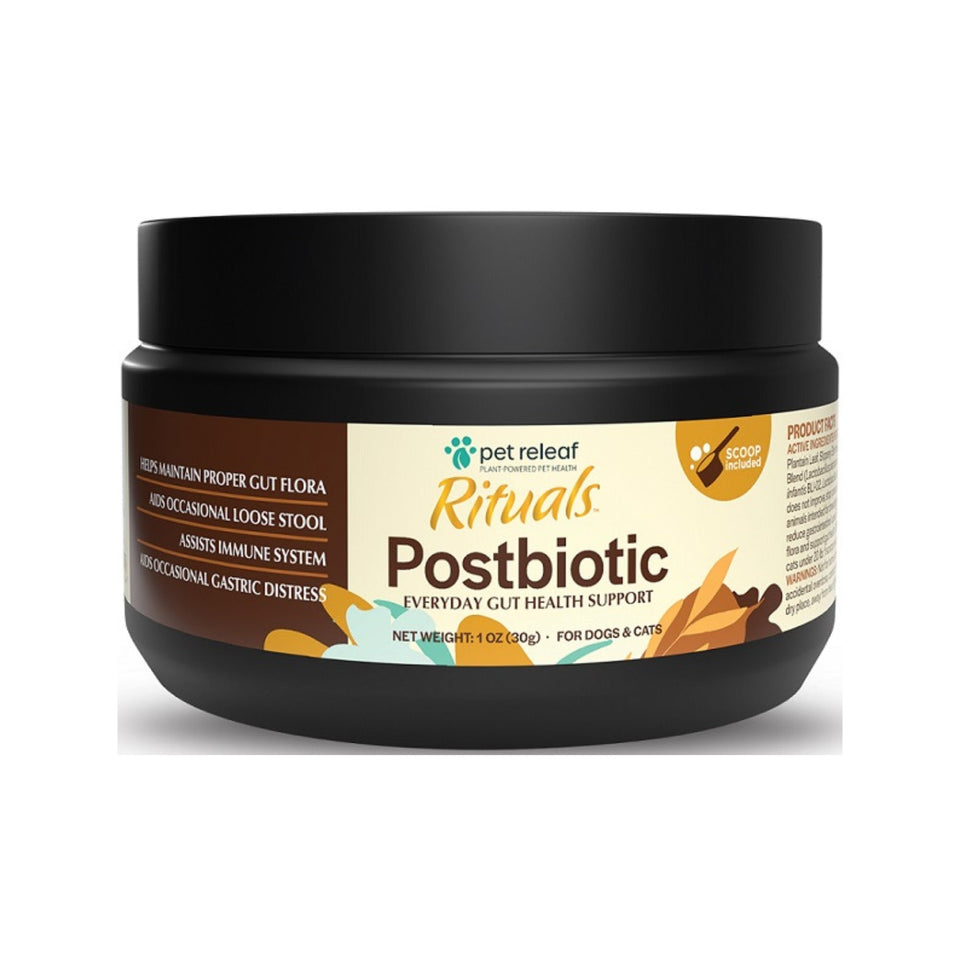 Pet Relief Rituals Dog & Cat 4oz./30 Postbiotic Gut Hlth Powder