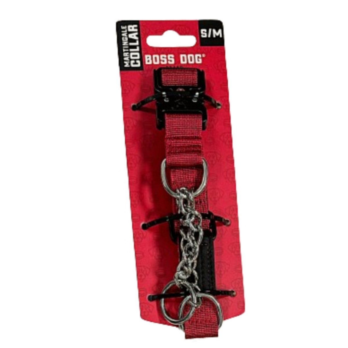 Boss Dog Martingale Dog Collar Red, 1ea/SM/MD - Pets Perfect