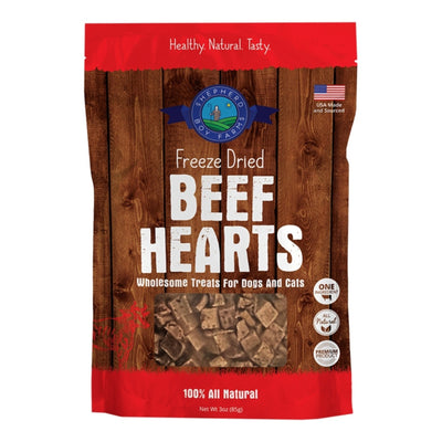 Shepherd Boy Farms Dog & Cat Freeze-Dried Beef Heart 3oz.