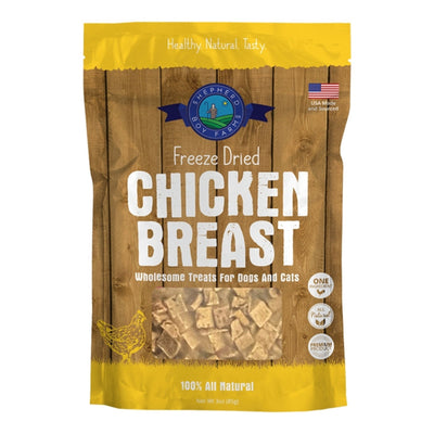 Shepherd Boy Farms Dog & Cat Freeze-Dried Chicken Breast 3oz.