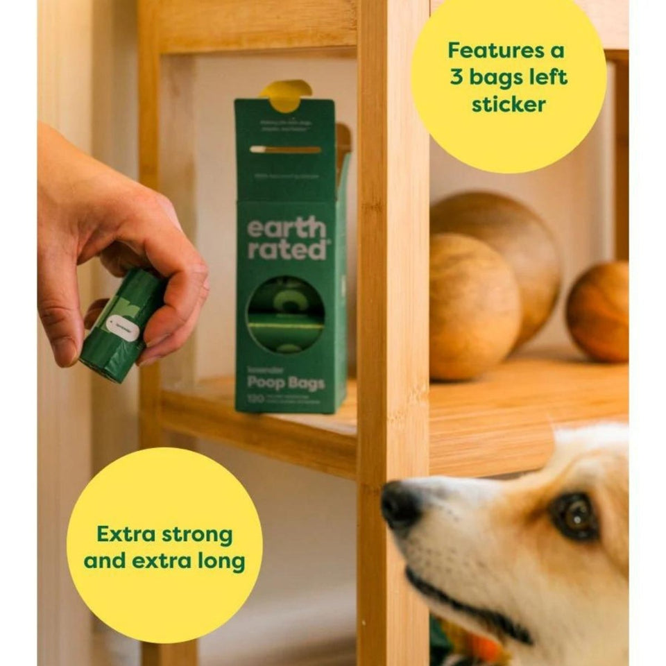 Earth Rated Dog Poop Bag Dog Lavender 4 Roll 60 ct, view 5