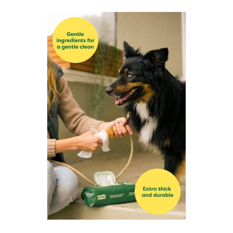 Earth Rated Dog Grooming Wipes Lavender 60 ct, view 3