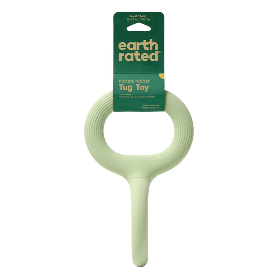 earth Rated Dog Tug Toy Green Rubber Small Default Title