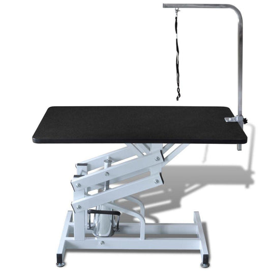 vidaXL Hydraulic Adjustable Pet Dog Grooming Table with 1 Noose