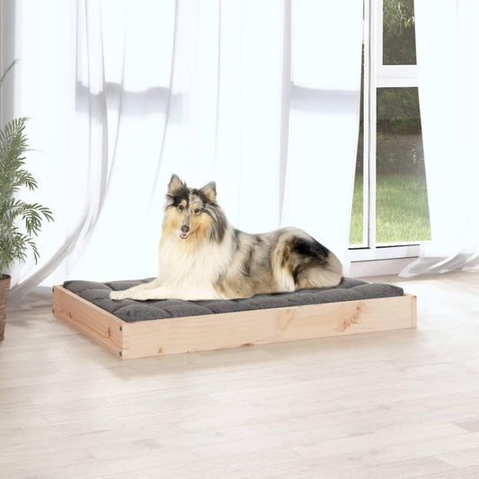 vidaXL Dog Bed Dog Sofa Bed Pet Couch Seat with Wooden Frame Solid Wood Pine