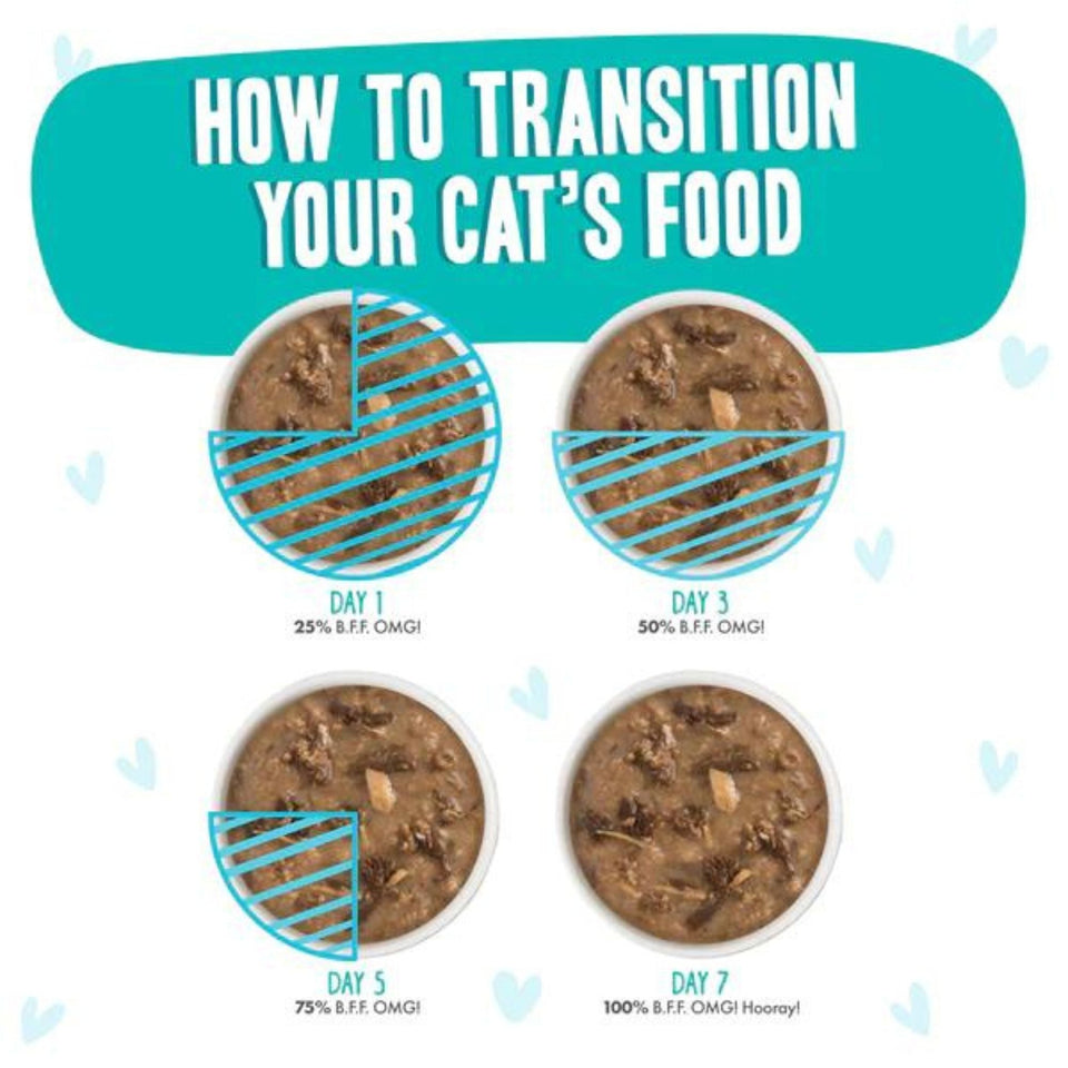 BFF Cat Omg Chicken and Tuna Dinner in Gravy 2.8 oz. 12 ct