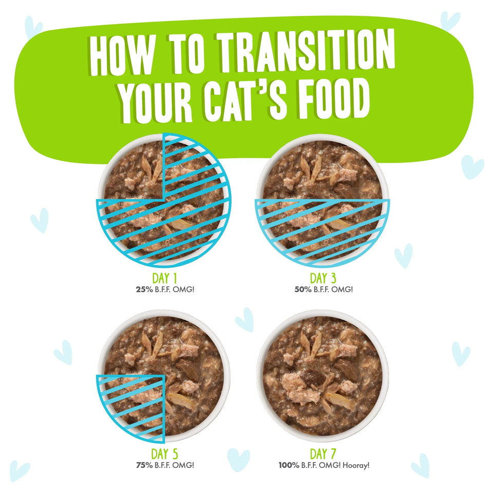 BFF OMG Shazaam! Wet Cat Food - Lamb and Tuna in Gravy, 2.8 oz, 12 ct