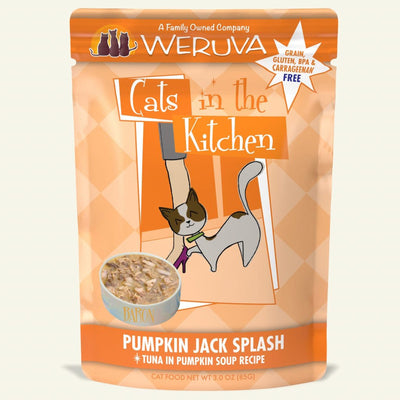 Cats in The Kitchen Pumpkin Jack Splash Tuna in Pumpkin Soup 3 oz. Pouch 12 ct