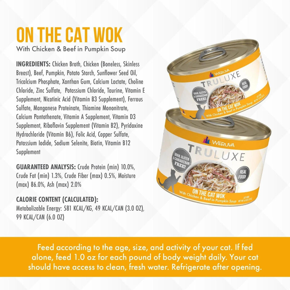 Truluxe Cat On The Cat Wok, 3 oz each, Case of 24