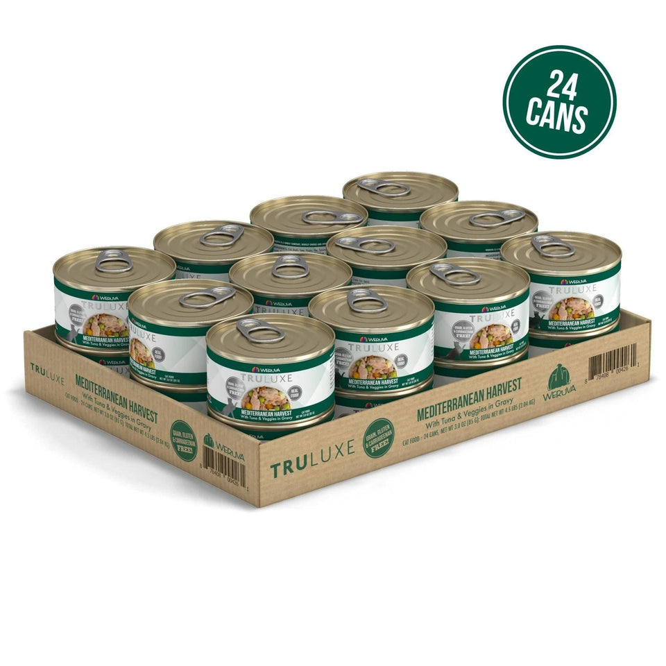 Truluxe Cat Mediterranean Harvest W Vegetable, 3 oz each, Case of 24