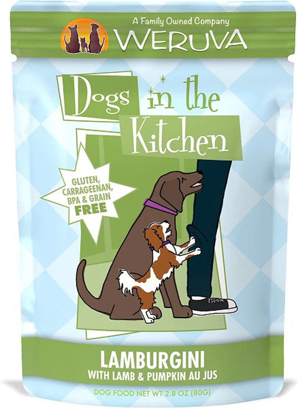 Dogs in The Kitchen Dog Lamburgini With Lamb & Pumpkin Au Jus 2.8 oz. Pouch 12 ct