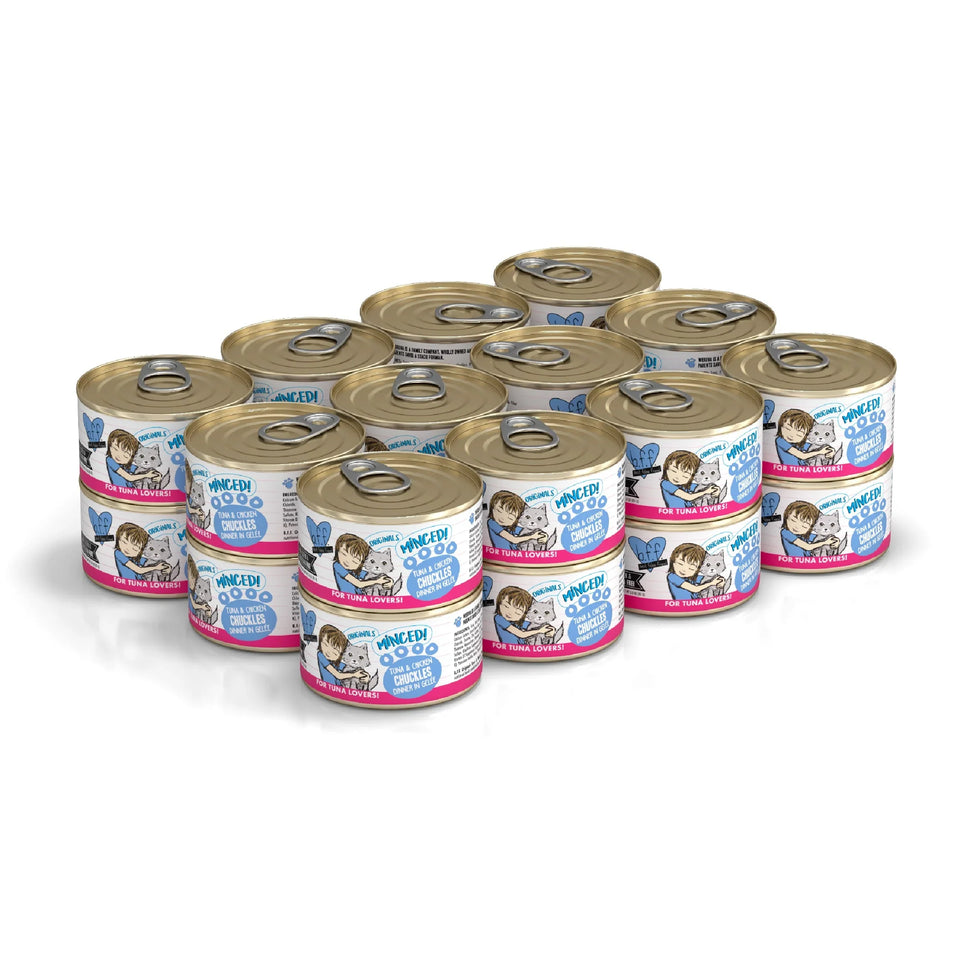 BFF Cat Tuna and Chicken Chuckles Dinner in Gele, 3 oz (Case of24)