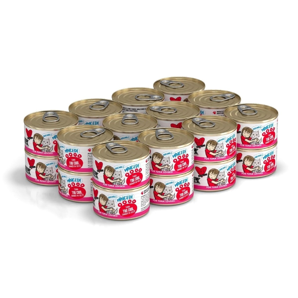 BFF Cat Originals Tuna Too Cool Tuna Dinner in Gele 5.5oz. (Case of 24) - Pets Perfect