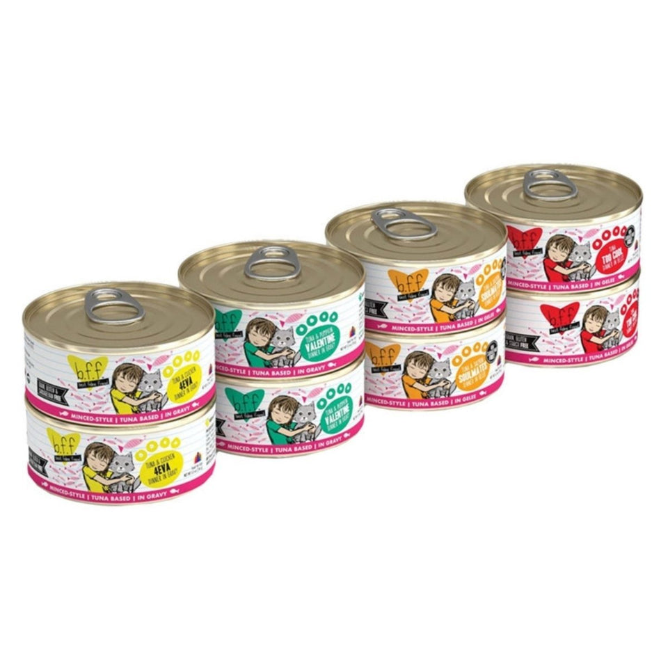 BFF GF Tuna Wet Cat Food Variety - Batch O Besties, 5.5 oz, 8 ct, view 3