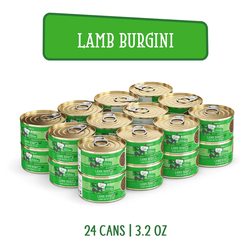 Cats in the Kitchen Lamb Burger-ini Lamb Recipe, 3.2 oz 24 ct
