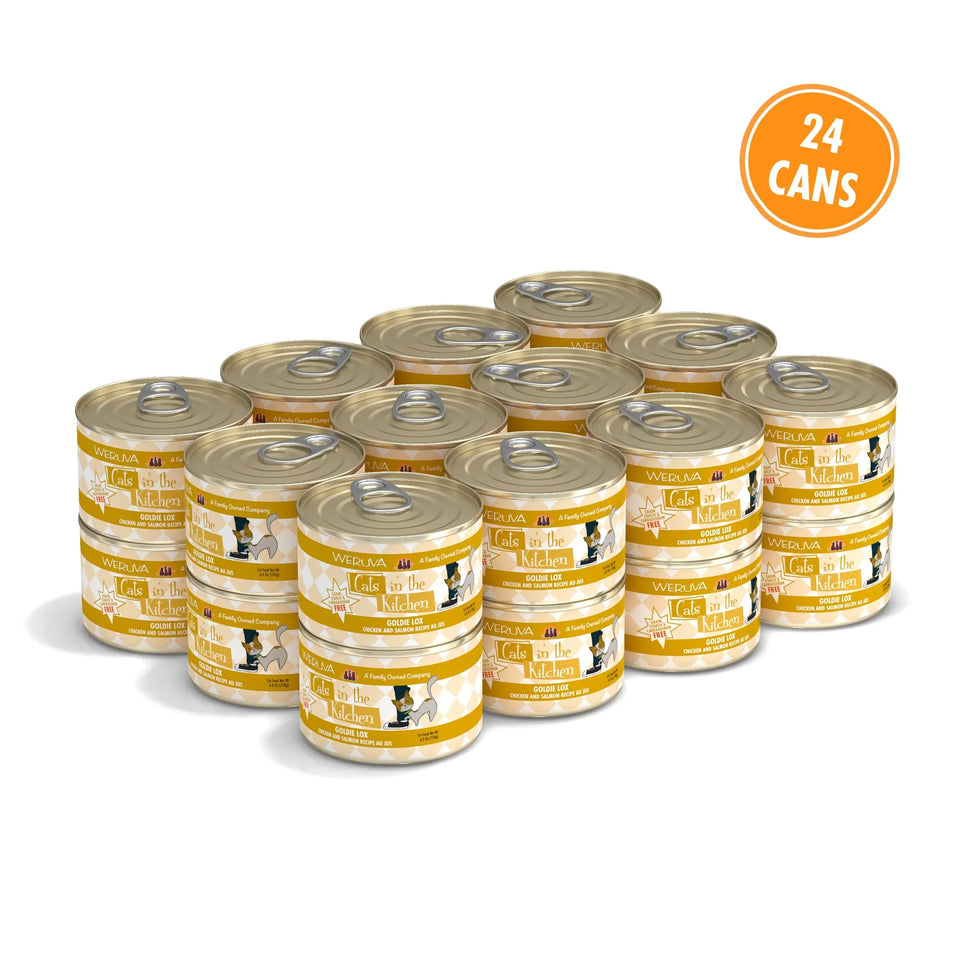 Cats in The Kitchen Goldie Lox Chicken and Salmon Recipe, 6 oz 24 ct