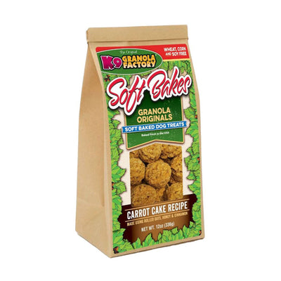 K9 Granola Factory Soft Bakes Dog Biscuits Carrot Cake, 12 oz