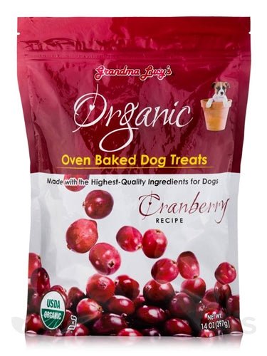 Grandma Lucys Dog Organic Baked Cranberry Dog Treat 14 oz