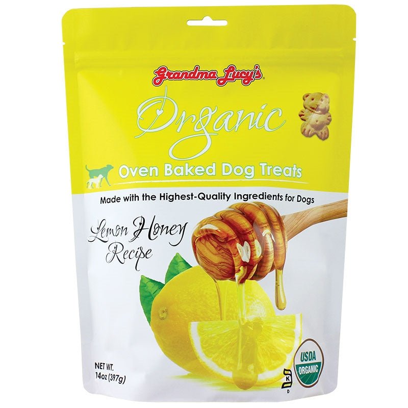 Grandma Lucys Dog Organic Baked Honey Dog Treats 14 oz