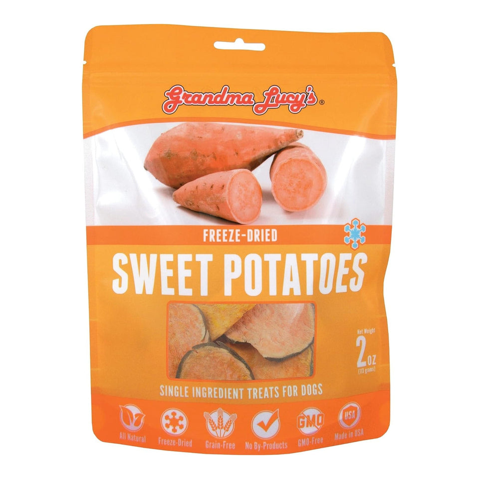 Grandma Lucys Dog Freeze-Dried Sweet Potato Dog Treat 2 oz