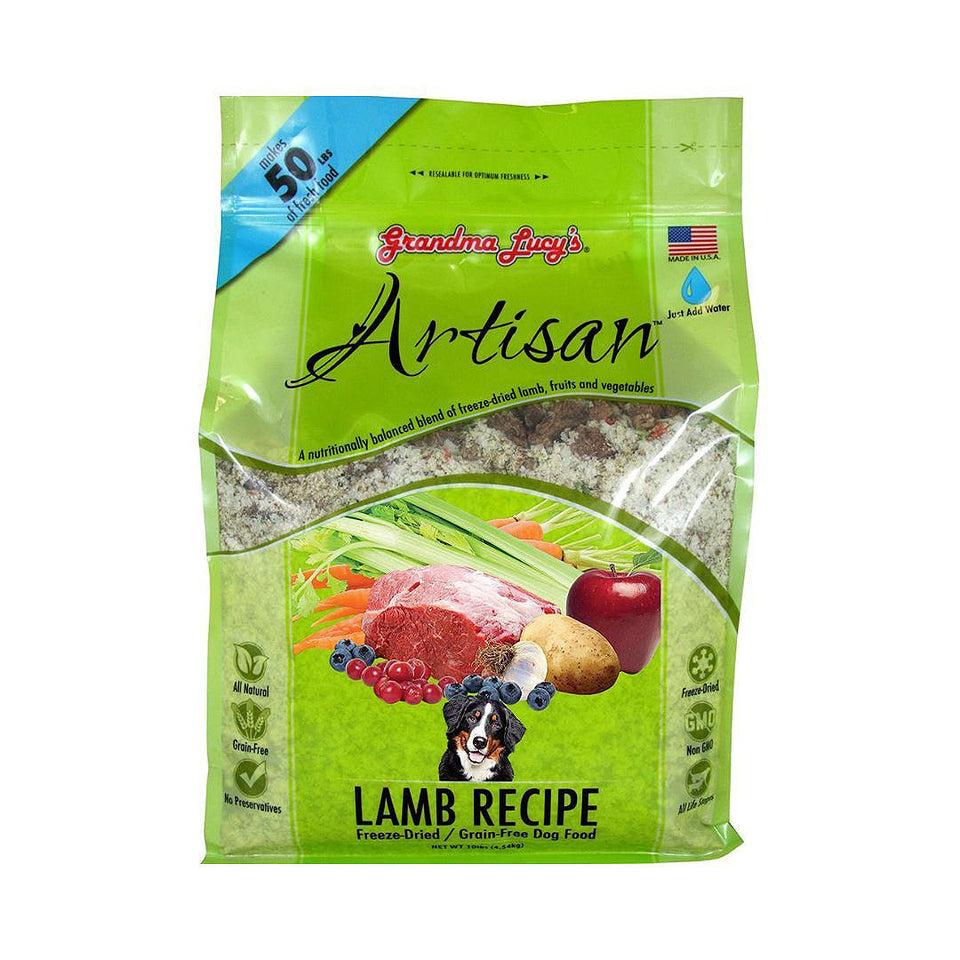 Grandma Lucys Dog Artisian Grain-Free Lamb, 10 lb